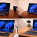 Lenovo em Madrid: IA agentic, ecrãs dobráveis e a aposta na reparabilidade 2 ThinkPad X1 Fold da Lenovo com ecrã OLED dobrável de 16 polegadas aberto sobre uma secretária