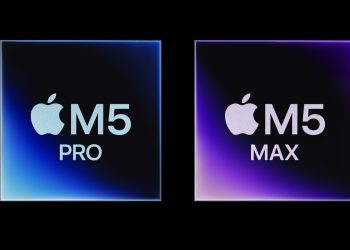 MacBook Pro 14 e 16 polegadas com chip M5 Pro e M5 Max sobre secretária