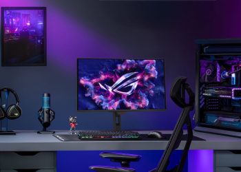 monitor gaming ROG Strix OLED XG27AQDMG Gen2 de 27 polegadas com painel OLED e iluminação RGB