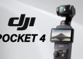 DJI Osmo Pocket 4 com ecrã rotativo e estabilização em gimbal para criação de vídeo portátil