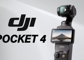 DJI Osmo Pocket 4 com ecrã rotativo e estabilização em gimbal para criação de vídeo portátil