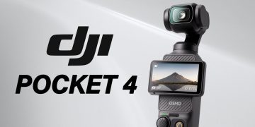 DJI Osmo Pocket 4 com ecrã rotativo e estabilização em gimbal para criação de vídeo portátil