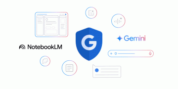 interface do Google Gemini com notebooks organizados e funcionalidades de IA integradas