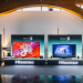 stand da Hisense no Hi-Fi Show 2026 com TVs RGB MiniLED e projetores