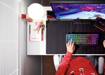 teclado HyperX Origins 2 com iluminação RGB e design compacto