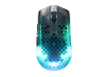 rato SteelSeries Aerox 3 Wireless Gen 2 com iluminação RGB e design ultraleve