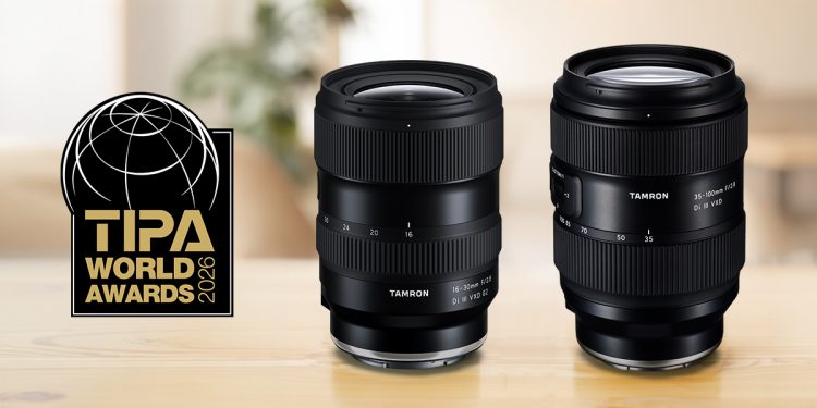 Tamron anuncia dupla distinção nos Prémios TIPA 2026