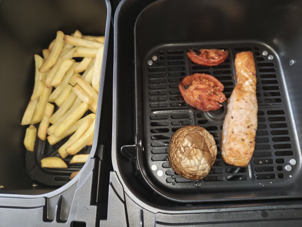 Análise Philips Air Fryer 3000: duas gavetas, nove litros 7 Analise Philips Air Fryer 3000 9b