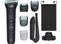 Philips Série 7000, Série 9000 e OneBlade 360 apresentados como soluções de cuidado masculino para barba, cabelo e corpo.