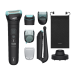 Philips Série 7000, Série 9000 e OneBlade 360 apresentados como soluções de cuidado masculino para barba, cabelo e corpo.