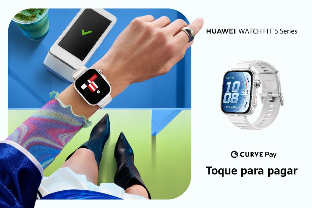 HUAWEI Watch Fit 5 smartwatch jovem urbano design moderno