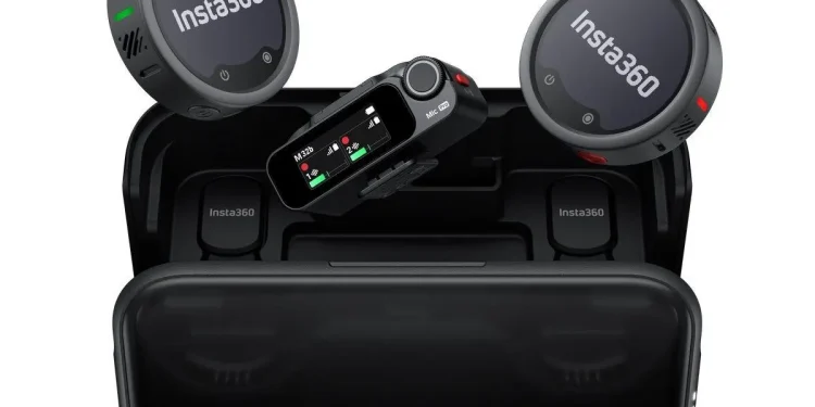 Insta360 Mic Pro quer reinventar o áudio portátil 1 Insta360 Mic Pro é o novo microfone sem fios profissional com gravação 32-bit float e ecrã E-Ink