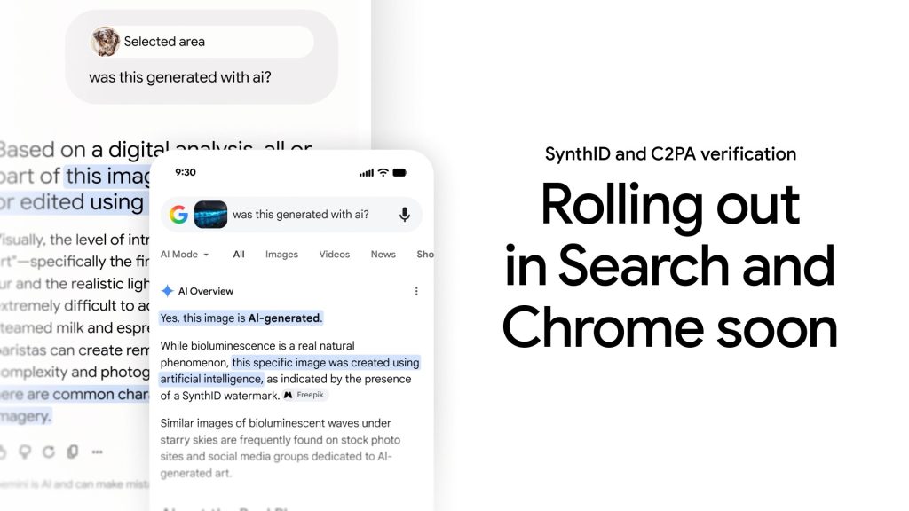 Google I/O 2026: Gemini deixa de responder e começa a agir 4 Provenance SP Momentum SynthID