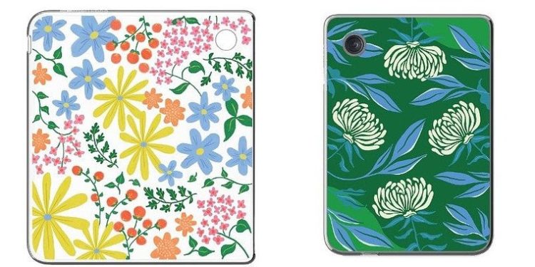 Capas edição limitada Kobo com padrões botânicos em eReaders Clara Colour e Libra Colour