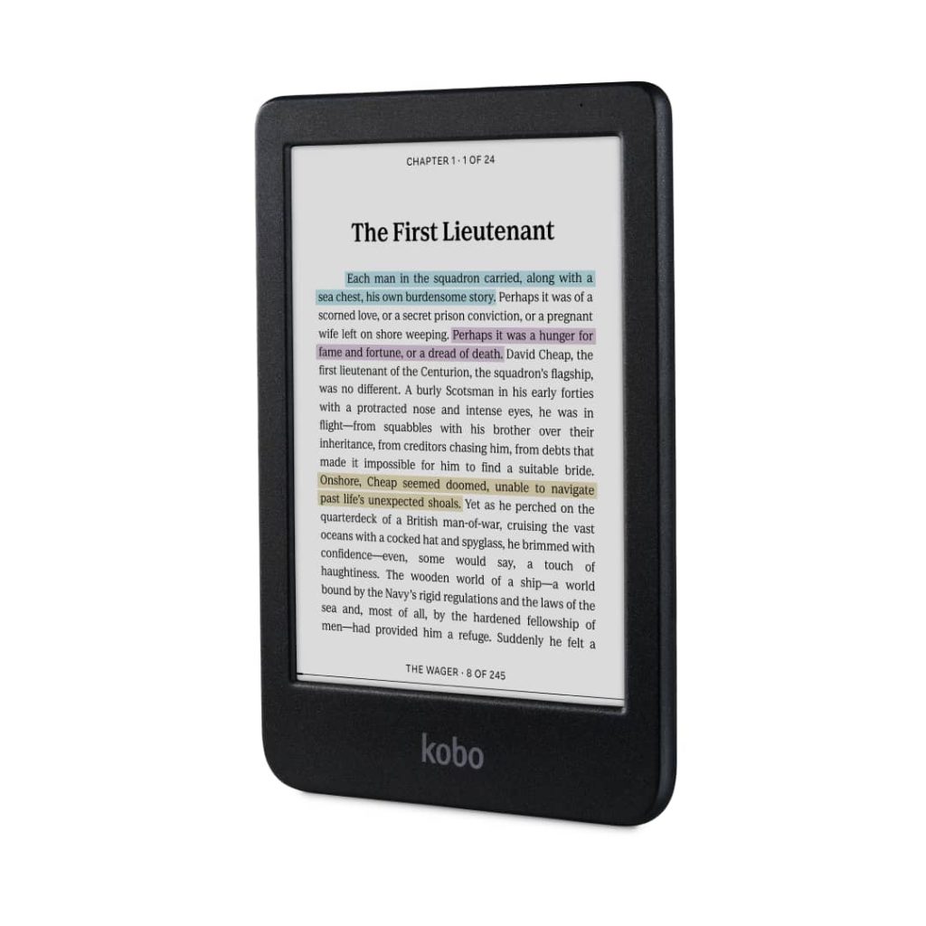 Análise Kobo Clara Colour 6 kobo clara colour