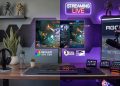 Monitor AGON PRO AGP277QKDC com painel Tandem WOLED e design sem molduras, preparado para gaming competitivo.