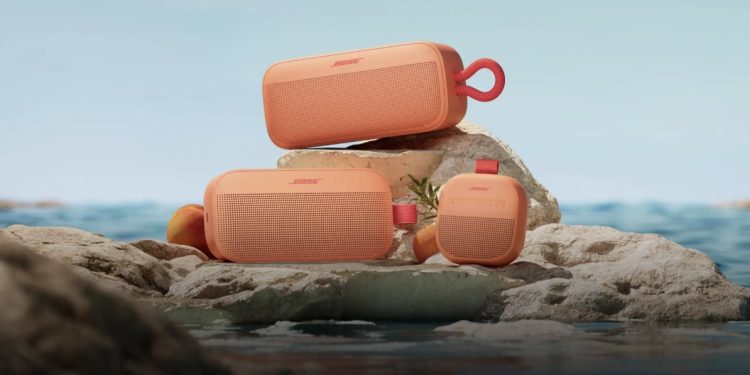 A Bose lança a colecção Sunset Peach 1 Colunas Bose SoundLink Micro, SoundLink Flex e SoundLink Plus na nova cor Sunset Peach, inspirada nos tons quentes do verão.