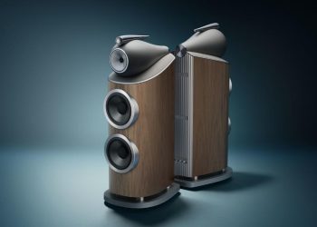 Colunas Bowers & Wilkins 800 Series D5 com acabamento premium e tweeter de diamante