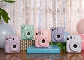 Câmara instantânea Fujifilm instax mini 13 em várias cores com filme fotográfico instantâneo