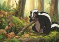 Ilustração do Pepe Le Pew dos Looney Tunes a suspirar, representando a origem da expressão de internet Le sigh