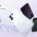 Smartphone OPPO Reno16 com design 3D Pop Planet e módulo fotográfico traseiro em destaque.