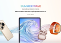 Huawei Summer Wave 2026 traz descontos até 30 de Julho 8 Produtos da campanha Huawei Summer Wave 2026, incluindo smartwatches, tablet e auriculares.